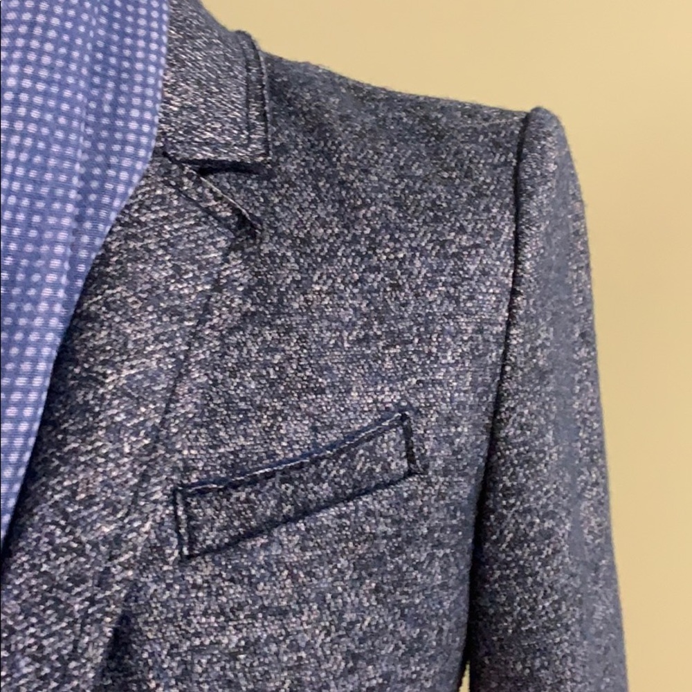 Banana republic blue tweed wool blazer - Picture 2 of 7